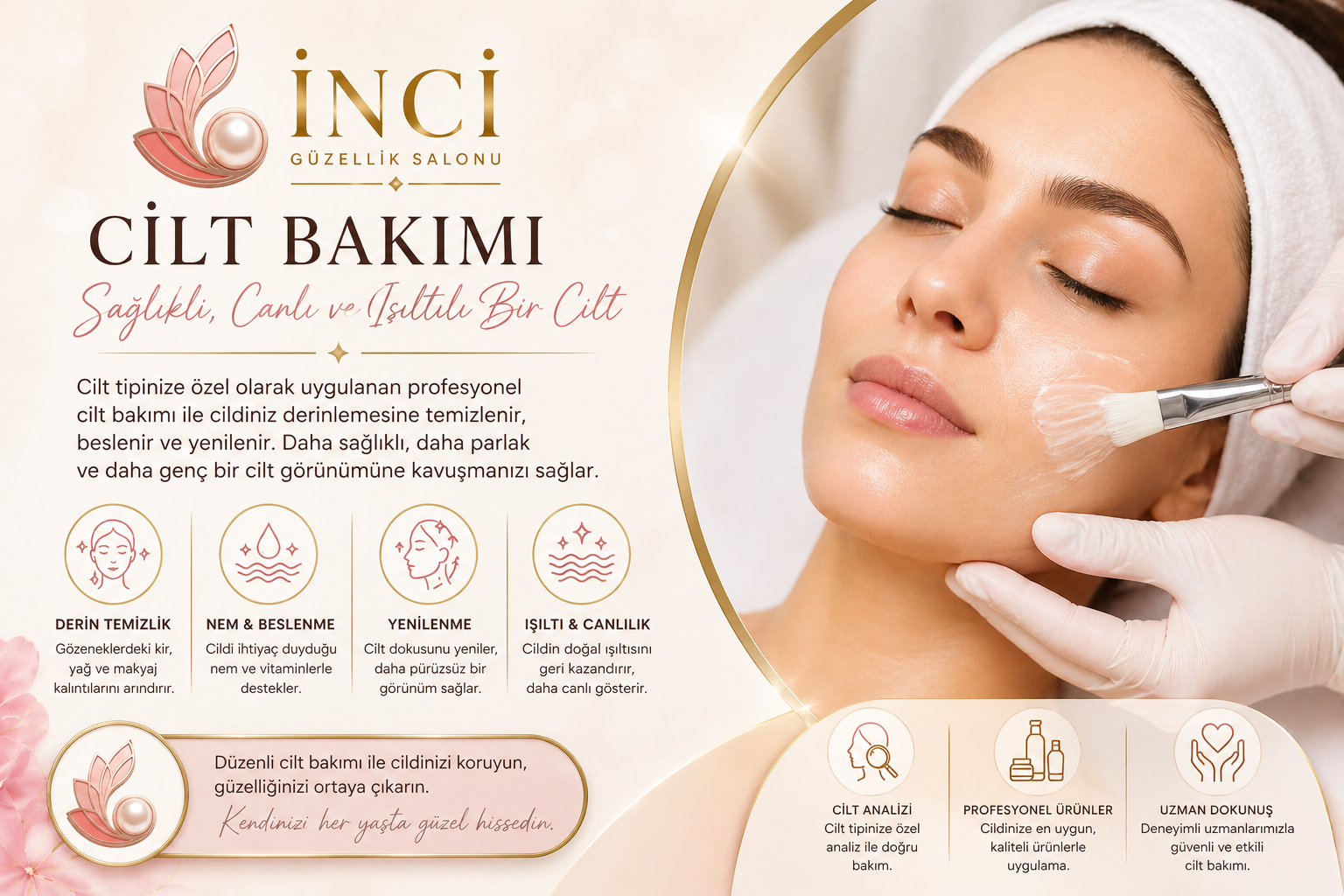 Profesyonel cilt bakımı uygulaması, Sivas güzellik merkezi