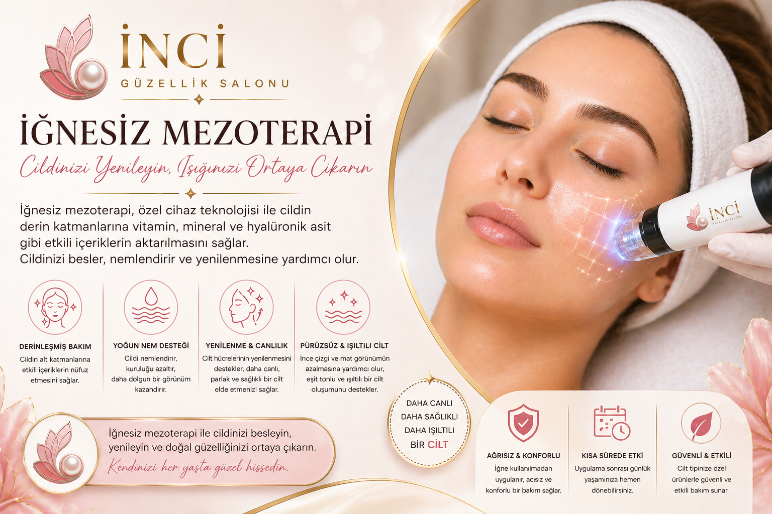 İğnesiz mezoterapi cilt bakımı, Sivas güzellik merkezi