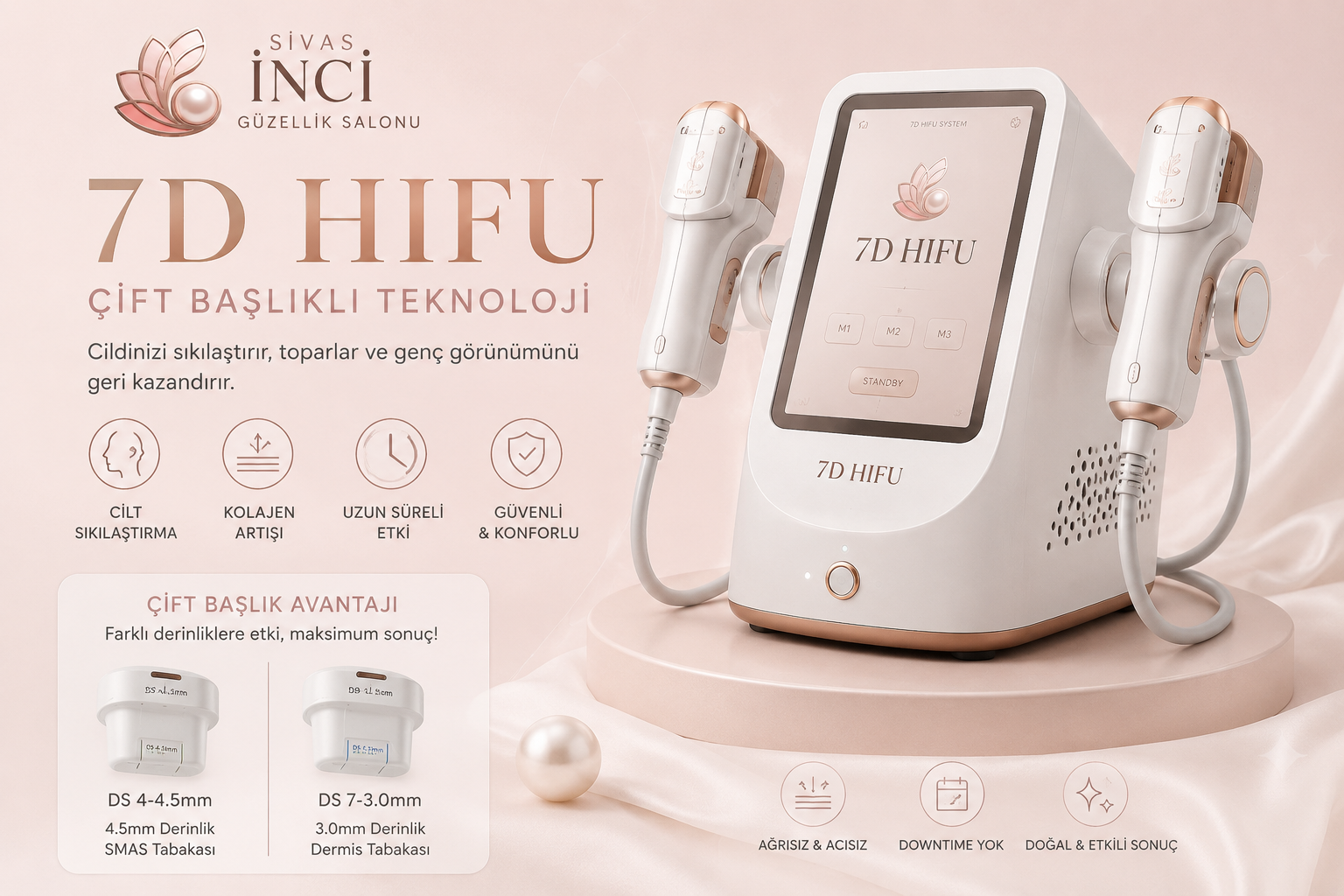 7D HIFU Yüz Ve Vücüt Germe